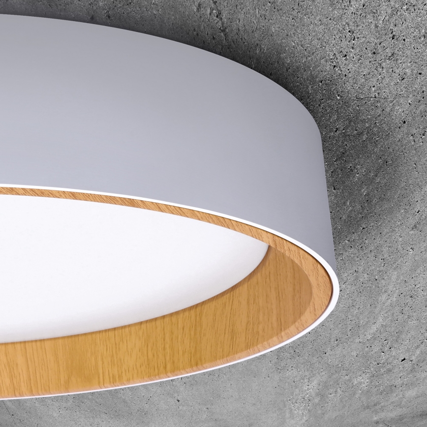 LED Dimmbares Deckenleuchte LARIOS LED/48W/230V 3000-6500K Ø39 cm Weiß + Fernbedienung