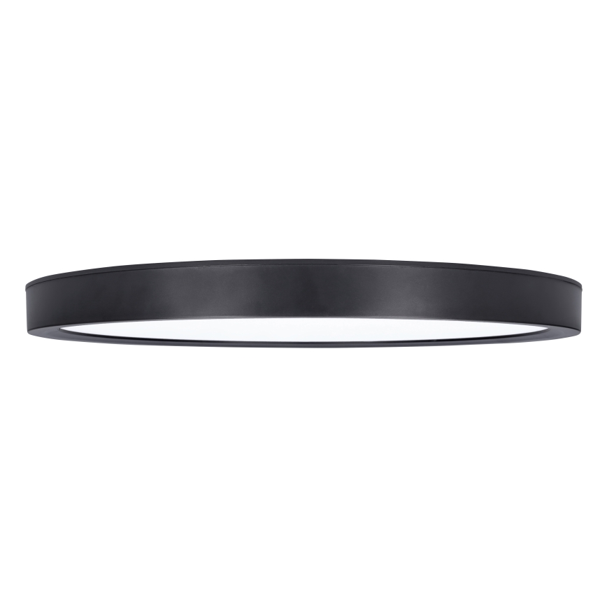 LED Dimmbares Deckenleuchte ESTELA LED/36W/230V Ø30 cm Schwarz + Fernbedienung