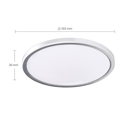 LED-Deckenleuchte für Badezimmer ACATE LED/24W/230V 3000/4000/6000K Ø 29,3 cm IP54