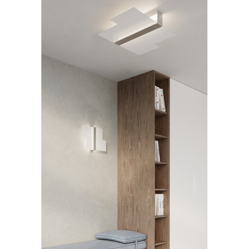 Deckenleuchte MASSIMO 2xE27/60W/230V weiß/glänzendes Chrom