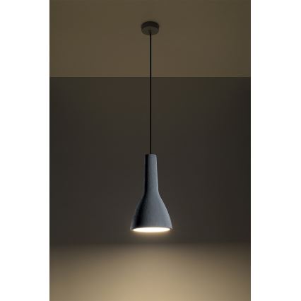 Deckenleuchte an Kabel EMPOLI 1xE27/15W/230V Beton