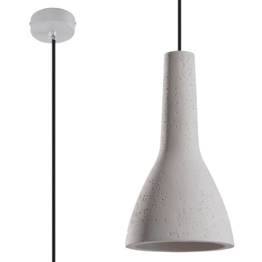 Deckenleuchte an Kabel EMPOLI 1xE27/15W/230V Beton