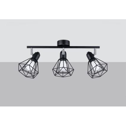Spotlight ARTEMIS 3xE14/40W/230V schwarz