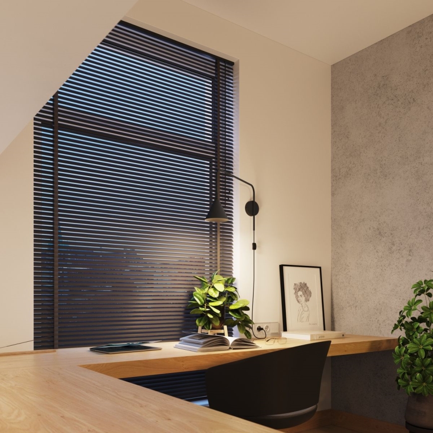 Wandleuchte NOX 1xE14/10W/230V schwarz