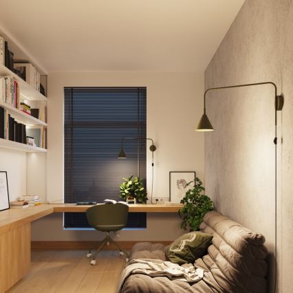 Wandleuchte NOX 1xE14/10W/230V grün