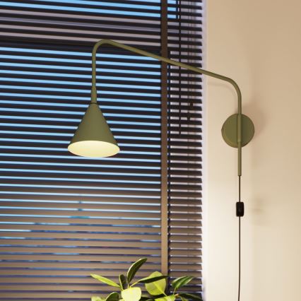 Wandleuchte NOX 1xE14/10W/230V grün