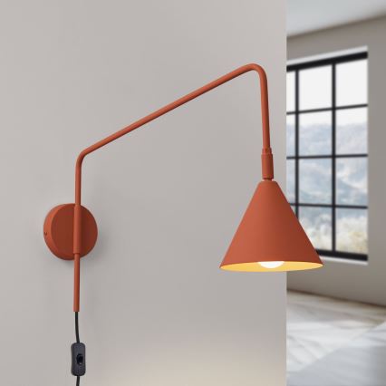 Wandleuchte NOX 1xE14/10W/230V orange