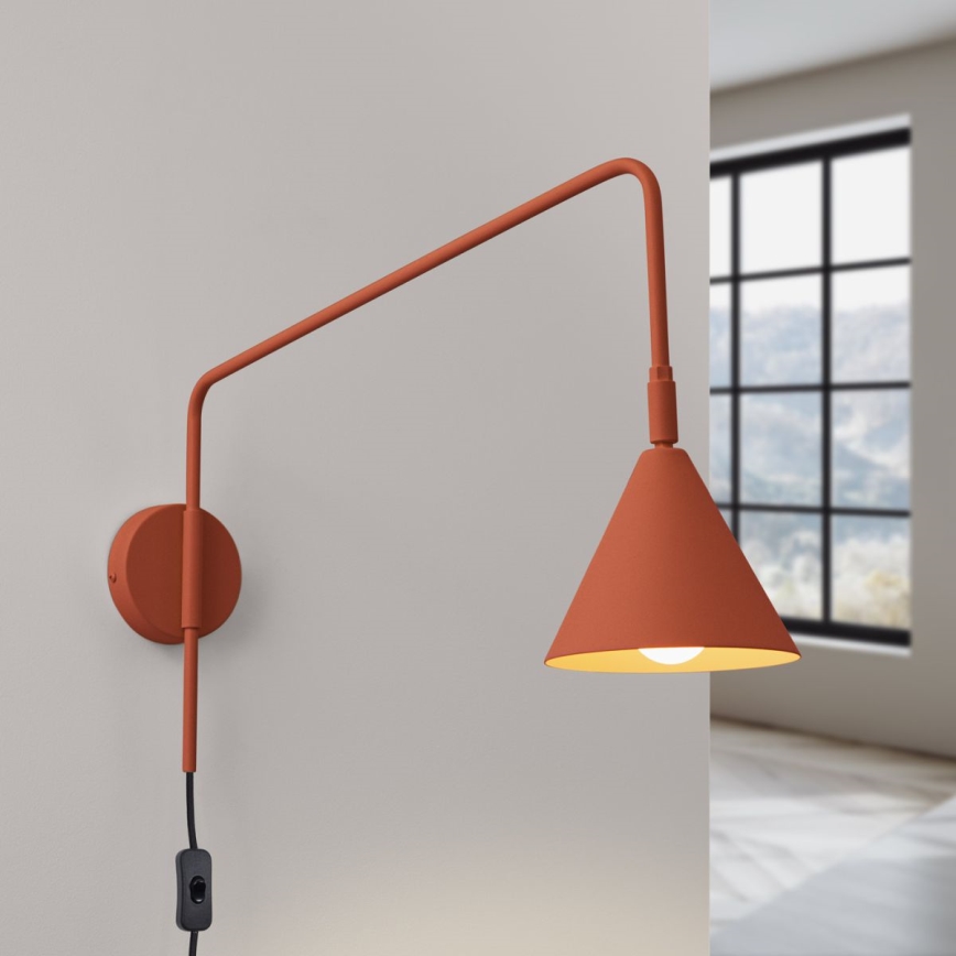 Wandleuchte NOX 1xE14/10W/230V orange