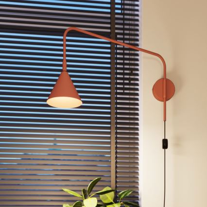 Wandleuchte NOX 1xE14/10W/230V orange
