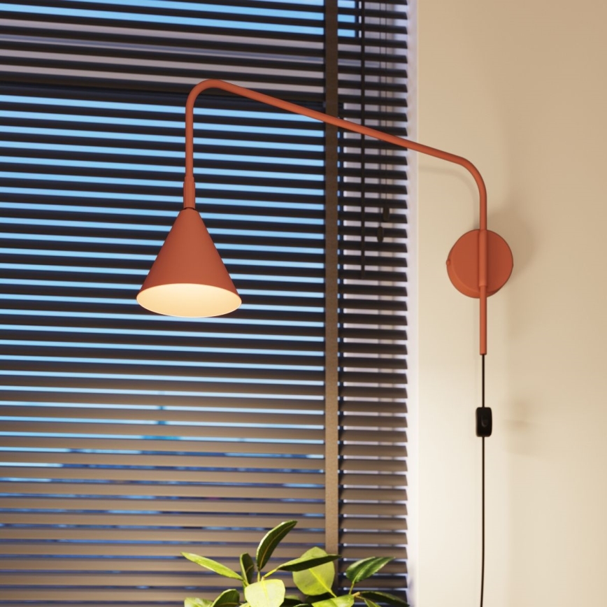 Wandleuchte NOX 1xE14/10W/230V orange