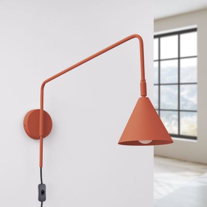Wandleuchte NOX 1xE14/10W/230V orange