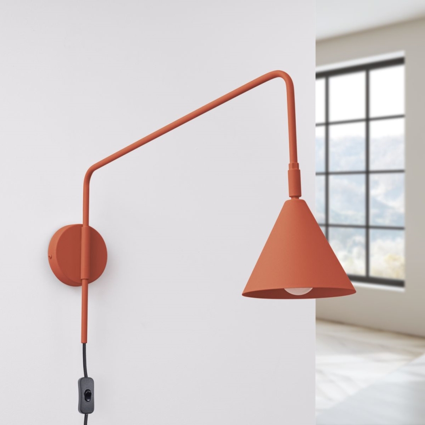 Wandleuchte NOX 1xE14/10W/230V orange