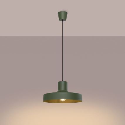 Hängeleuchte BILO 1xE27/15W/230V d 35 cm grün