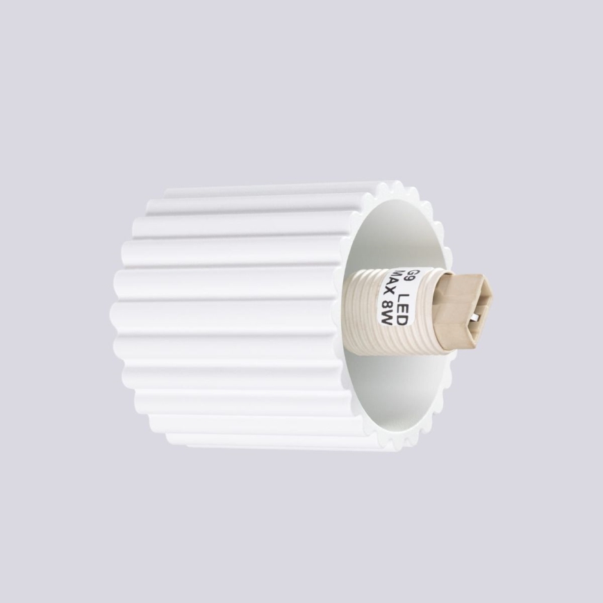 Badezimmer-Wandleuchte HALO 1xG9/8W/230V d 12 cm IP44 weiß