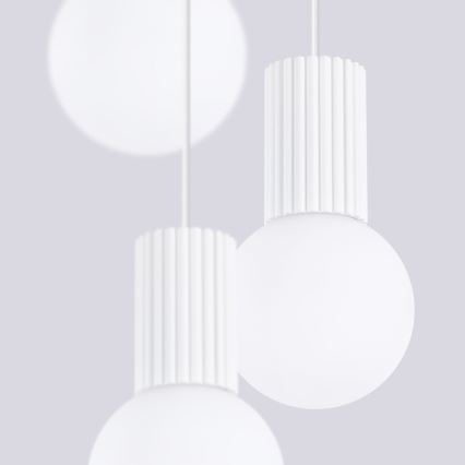 Hängeleuchte HALO 3xG9/8W/230V d 25 cm weiß