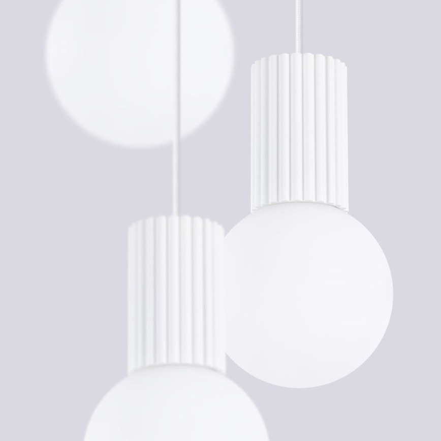 Hängeleuchte HALO 3xG9/8W/230V d 25 cm weiß
