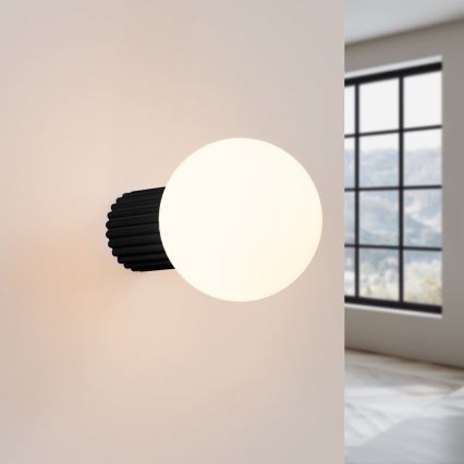 Badezimmer-Wandleuchte HALO 1xG9/8W/230V d 12 cm IP44 schwarz