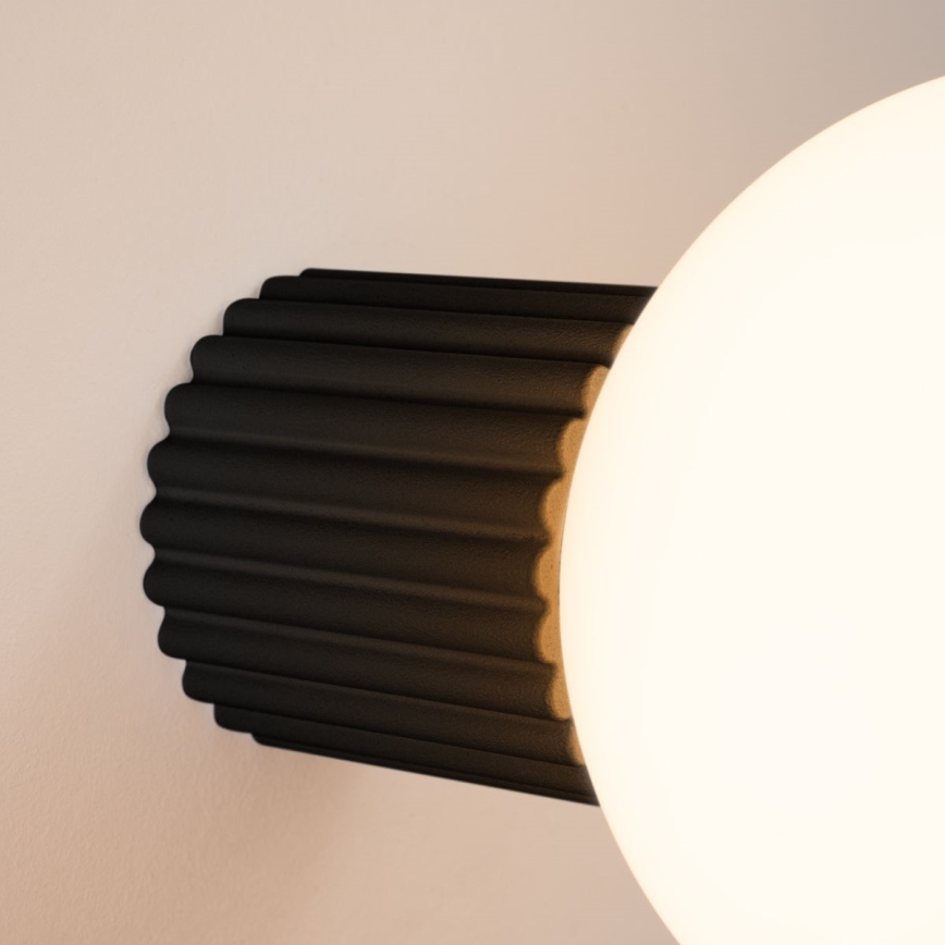 Badezimmer-Wandleuchte HALO 1xG9/8W/230V d 12 cm IP44 schwarz