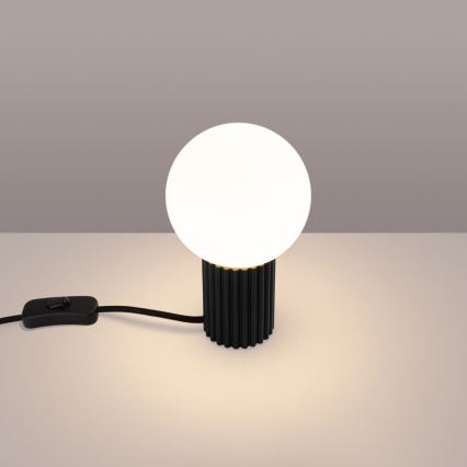 Tischleuchte HALO 1xG9/8W/230V d 12 cm schwarz