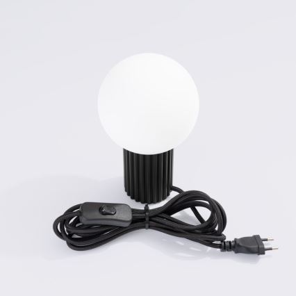 Tischleuchte HALO 1xG9/8W/230V d 12 cm schwarz