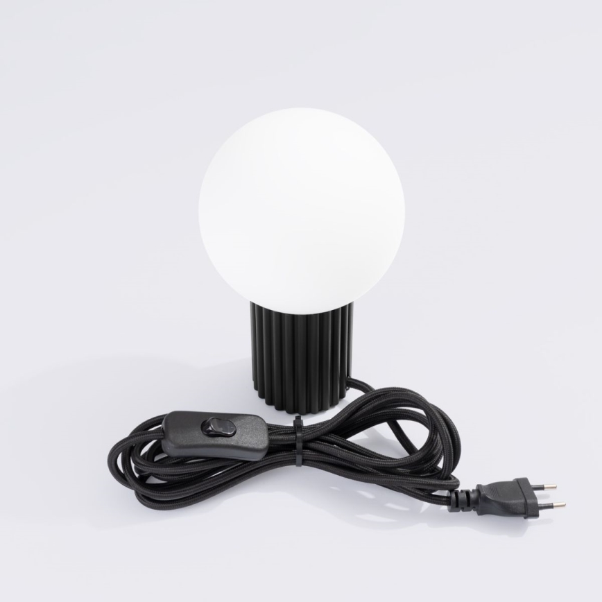 Tischleuchte HALO 1xG9/8W/230V d 12 cm schwarz
