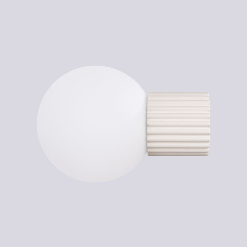 Badezimmer-Wandleuchte HALO 1xG9/8W/230V d 12 cm IP44 cremefarben