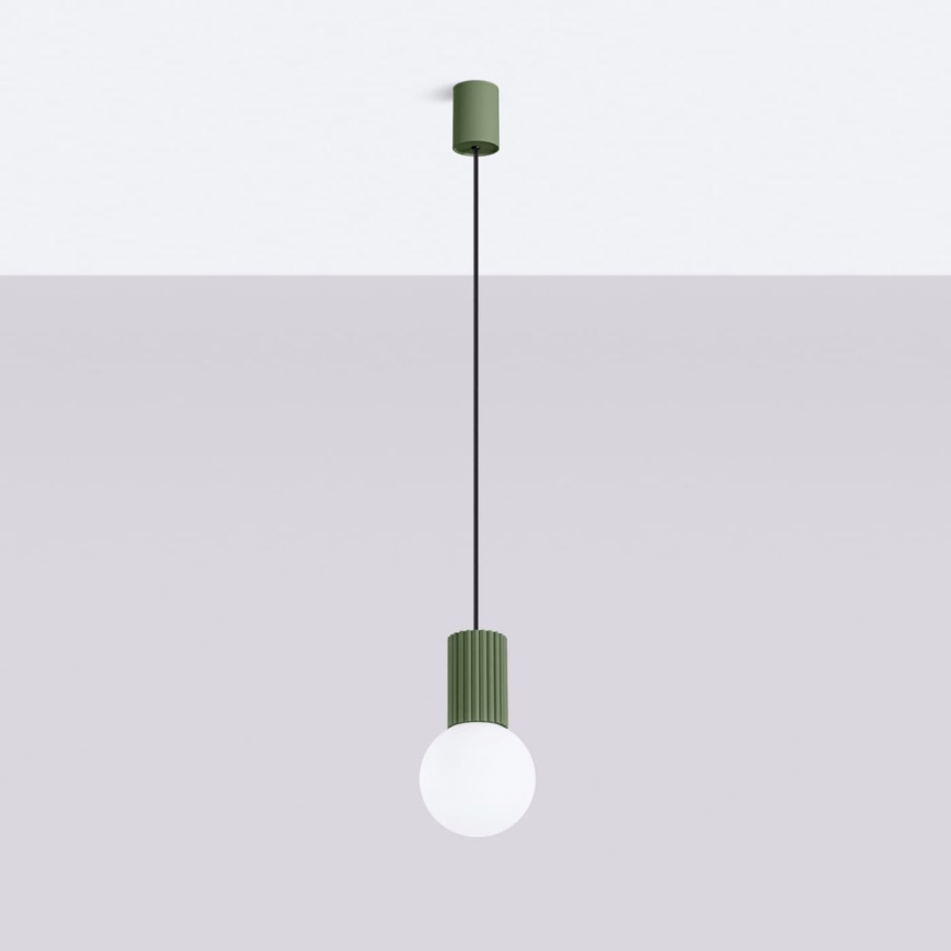 Hängeleuchte HALO 1xG9/8W/230V d 12 cm grün