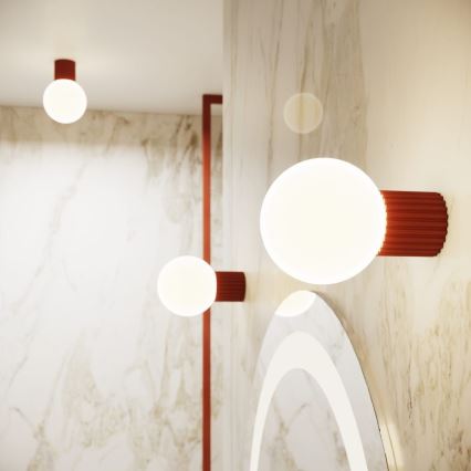 Badezimmer-Wandleuchte HALO 1xG9/8W/230V d 12 cm IP44 orange