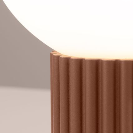 Tischleuchte HALO 1xG9/8W/230V d 12 cm braun