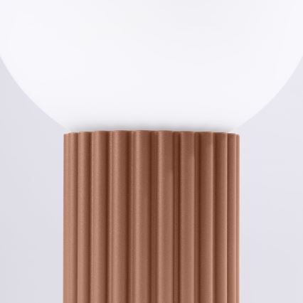 Tischleuchte HALO 1xG9/8W/230V d 12 cm braun