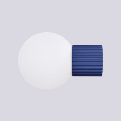 Badezimmer-Wandleuchte HALO 1xG9/8W/230V d 12 cm IP44 blau