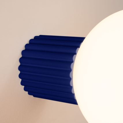 Badezimmer-Wandleuchte HALO 1xG9/8W/230V d 12 cm IP44 blau