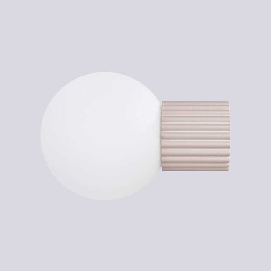 Badezimmer-Wandleuchte HALO 1xG9/8W/230V d 12 cm IP44 beige