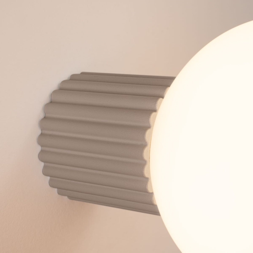 Badezimmer-Wandleuchte HALO 1xG9/8W/230V d 12 cm IP44 beige