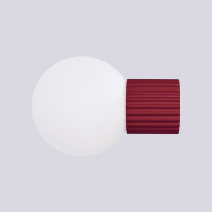 Badezimmer-Wandleuchte HALO 1xG9/8W/230V d 12 cm IP44 rot