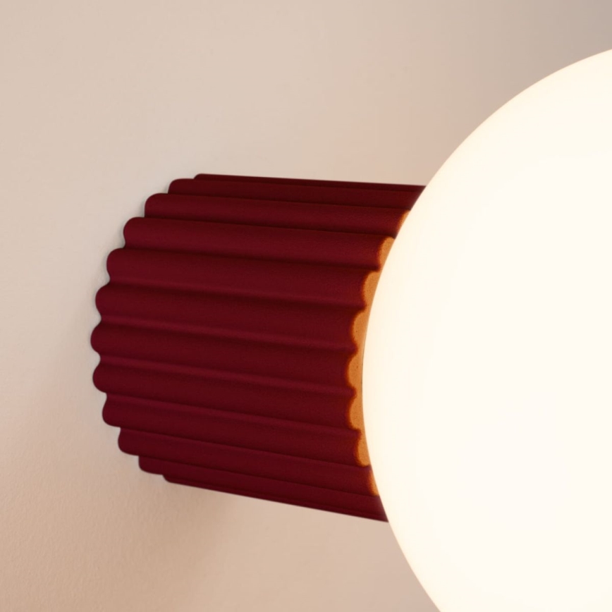Badezimmer-Wandleuchte HALO 1xG9/8W/230V d 12 cm IP44 rot