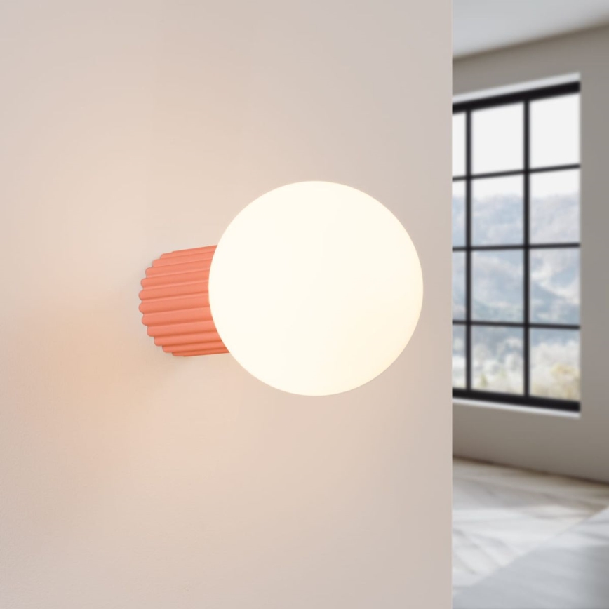Badezimmer-Wandleuchte HALO 1xG9/8W/230V d 12 cm IP44 rosa