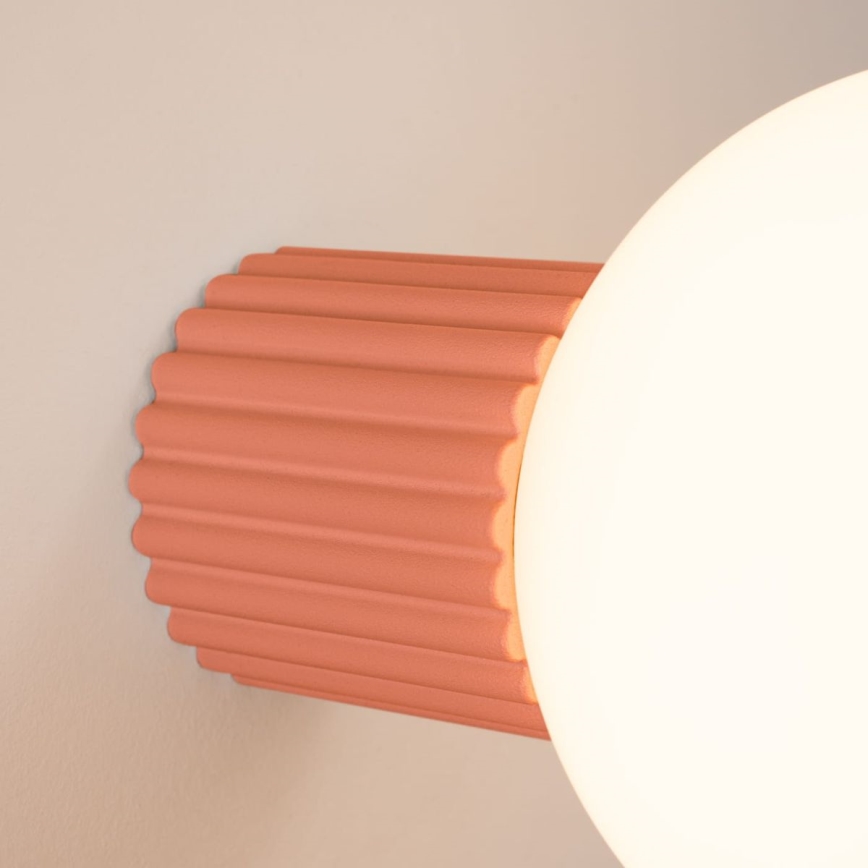 Badezimmer-Wandleuchte HALO 1xG9/8W/230V d 12 cm IP44 rosa