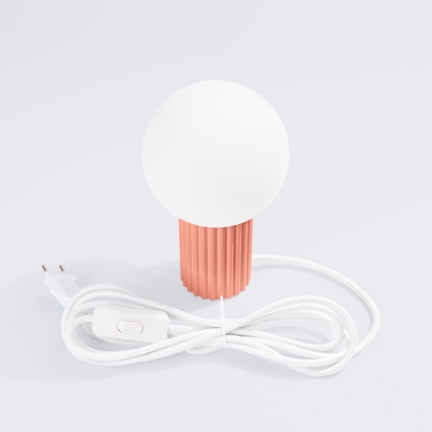 Tischleuchte HALO 1xG9/8W/230V d 12 cm rosa