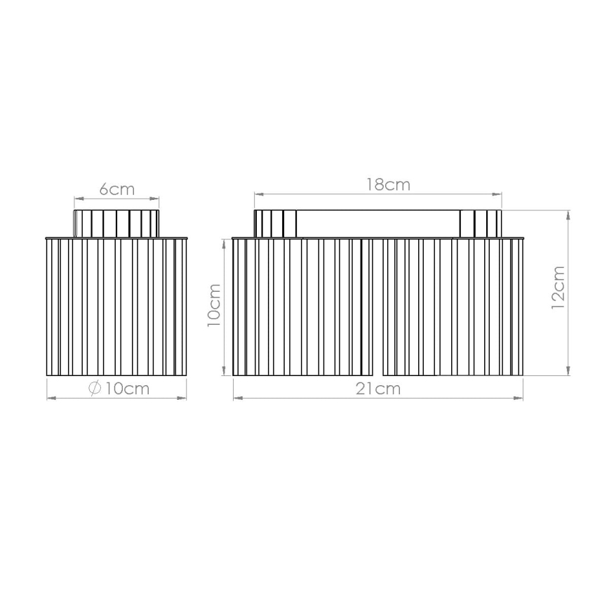 Deckenspot AURA 2xGU10/10W/230V weiß