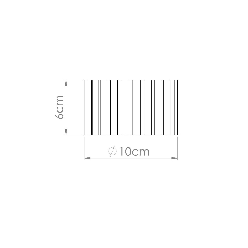 Deckenspot AURA 1xGX53/10W/230V Ø 10 cm weiß