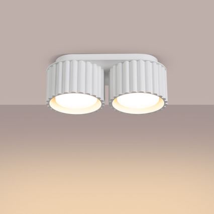 Spotleuchte AURA 2xGX53/10W/230V weiß