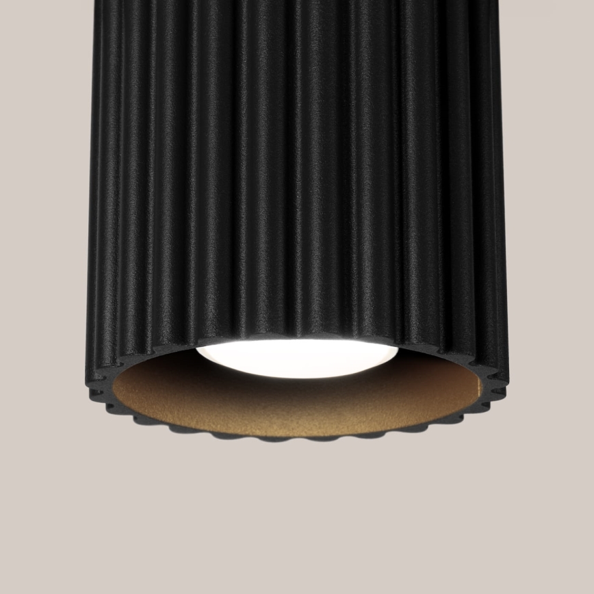 Spotleuchte AURA 1xGU10/10W/230V Ø 10 cm schwarz