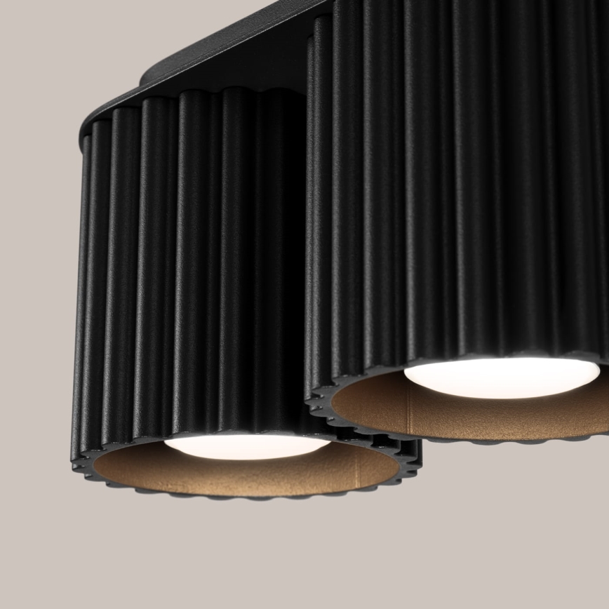 Deckenstrahler AURA 2xGU10/10W/230V schwarz