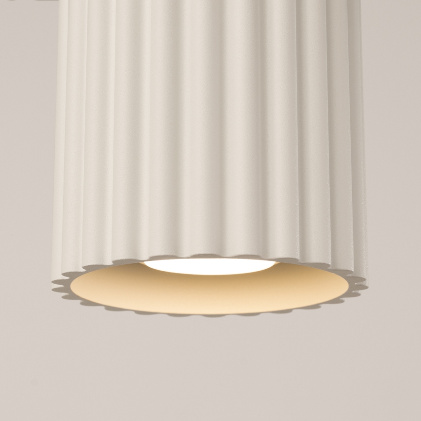 Spotleuchte AURA 1xGU10/10W/230V Ø 10 cm cremefarben