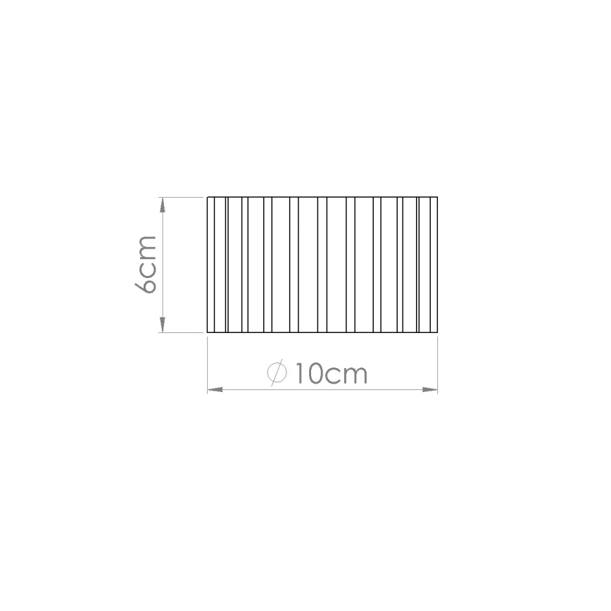 Deckenspot AURA 1xGX53/10W/230V Ø 10 cm creme