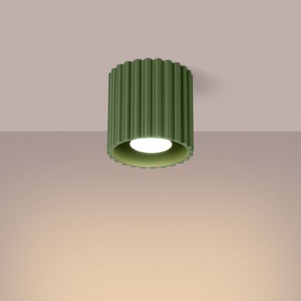 Spotleuchte AURA 1xGU10/10W/230V Ø 10 cm grün
