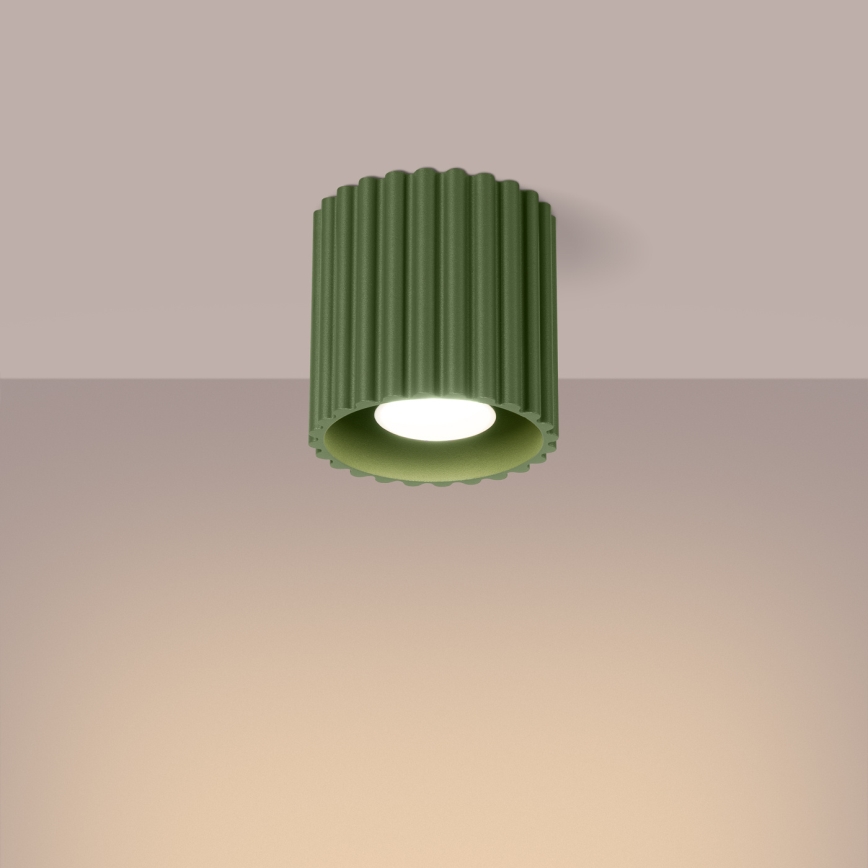 Spotleuchte AURA 1xGU10/10W/230V Ø 10 cm grün