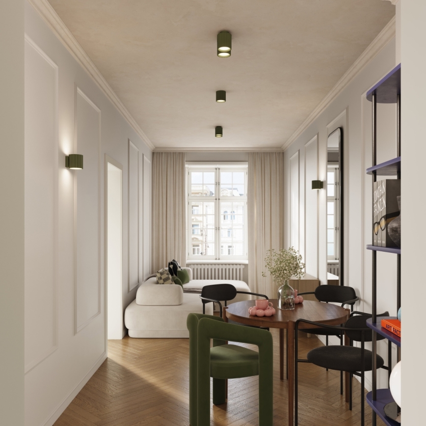 Spotleuchte AURA 2x GU10/10W/230V, grün