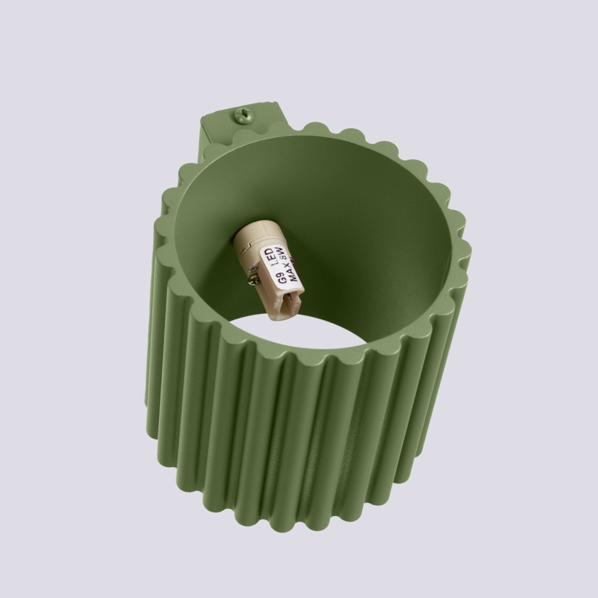 Wandleuchte AURA 1xG9/10W/230V grün